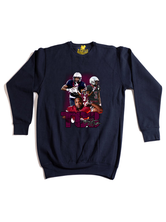 TraJon Cotton Crewneck Sweatshirt