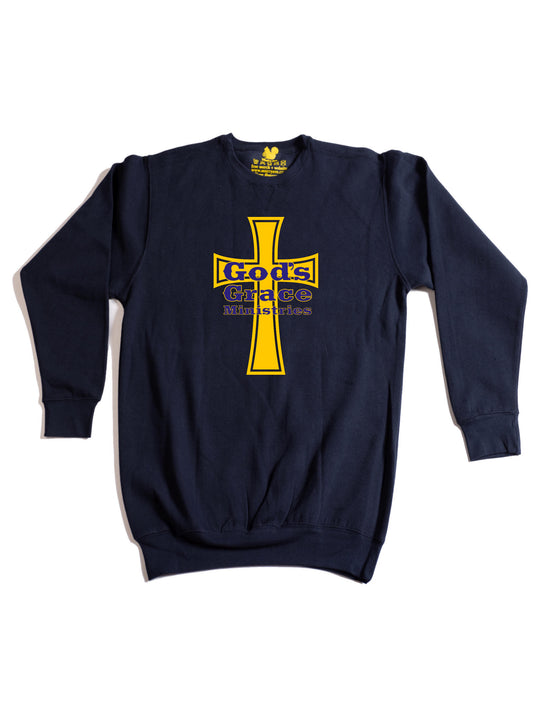GGM with Cross Crewneck Sweatshirt