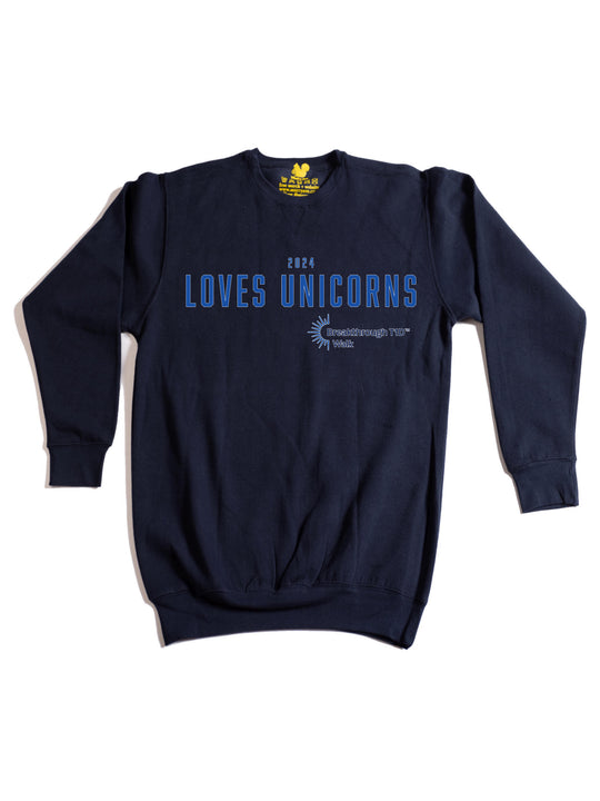Loves Unicorns Crewneck Sweatshirt