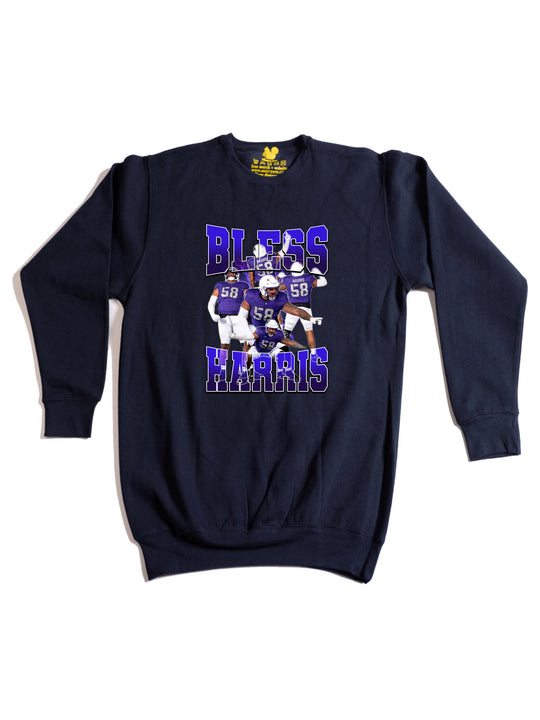 Bless Harris Collage Crewneck Sweatshirt