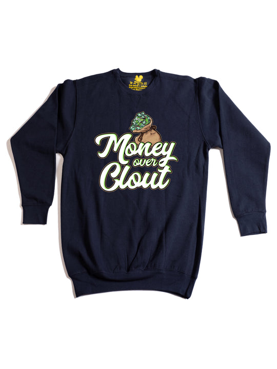 Money Over Clout Crewneck Sweatshirt