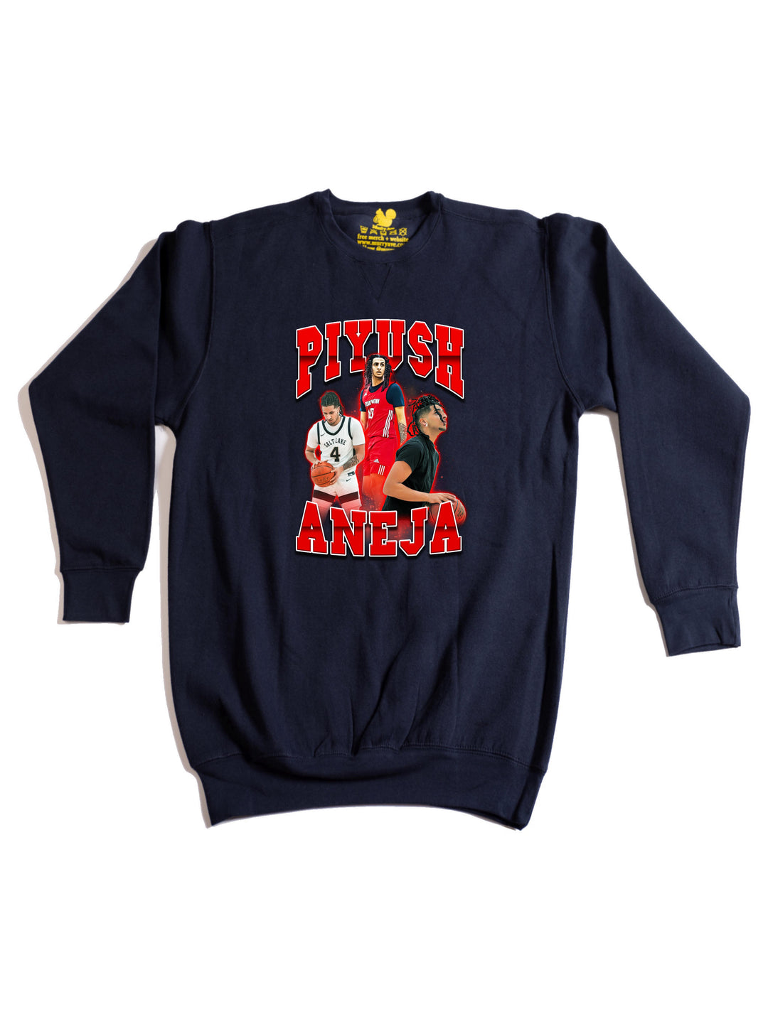 Piyush Aneja Collage Crewneck Sweatshirt