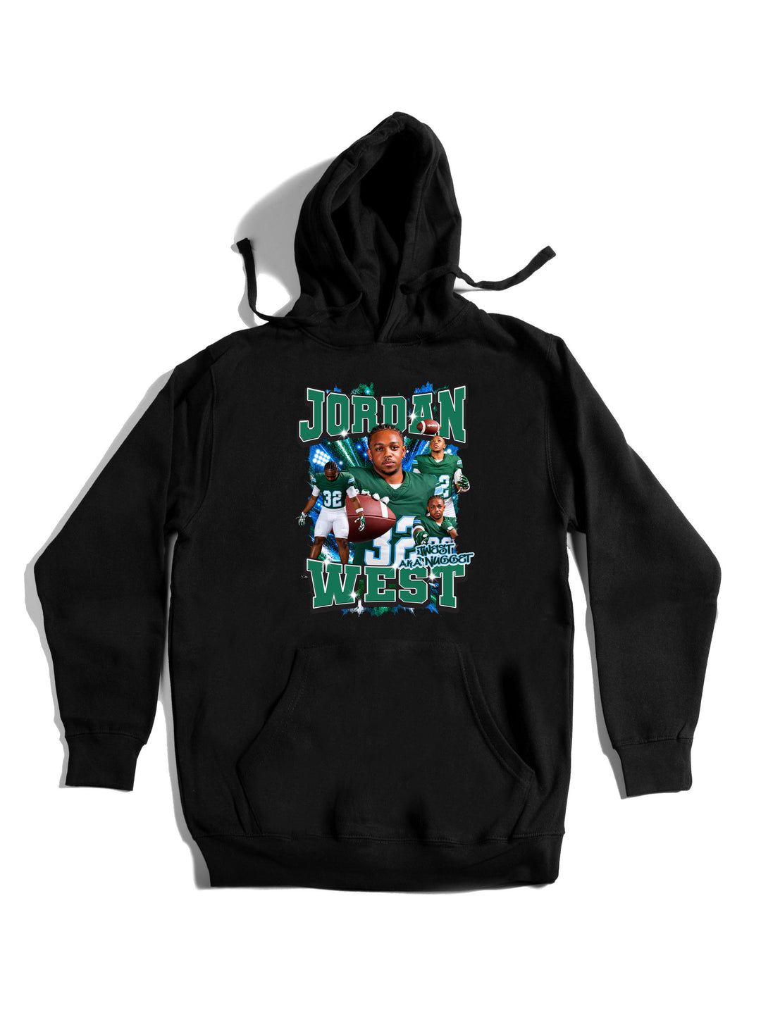 Jordan West Collage Hoodie