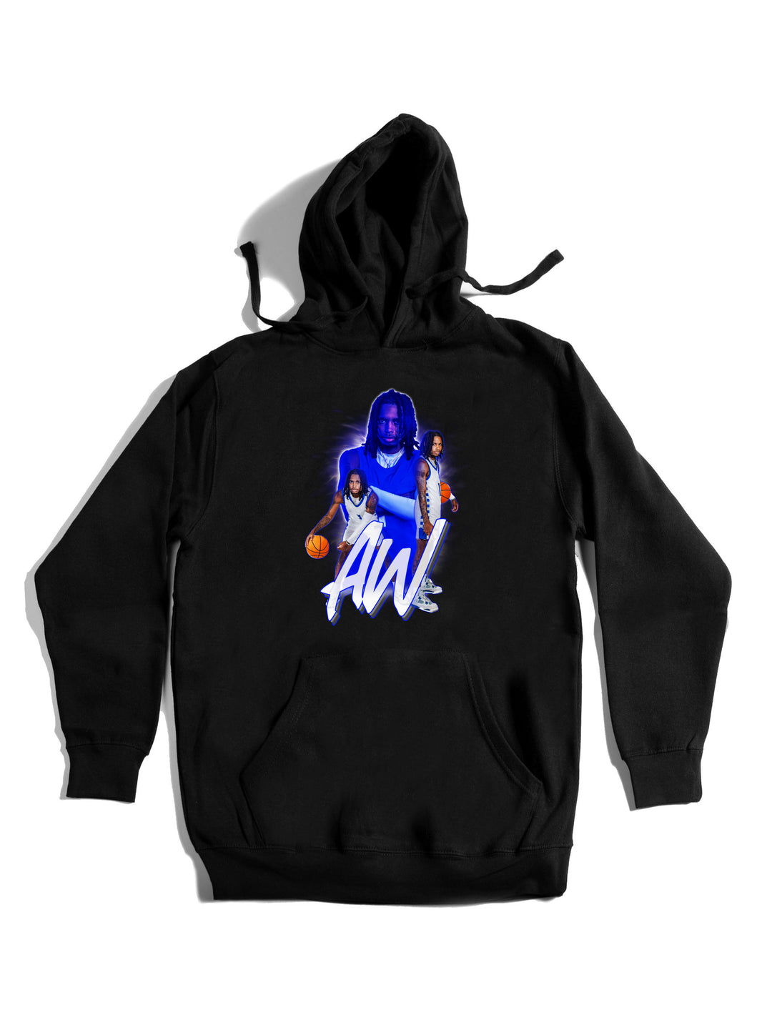 AJ White Collage Hoodie