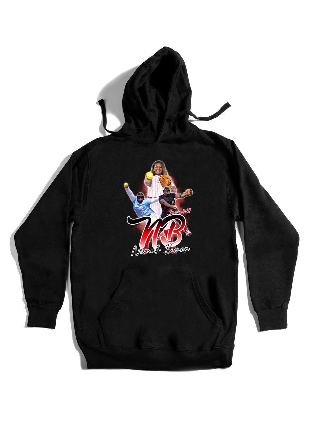 Nevaeh Brown Initials Hoodie