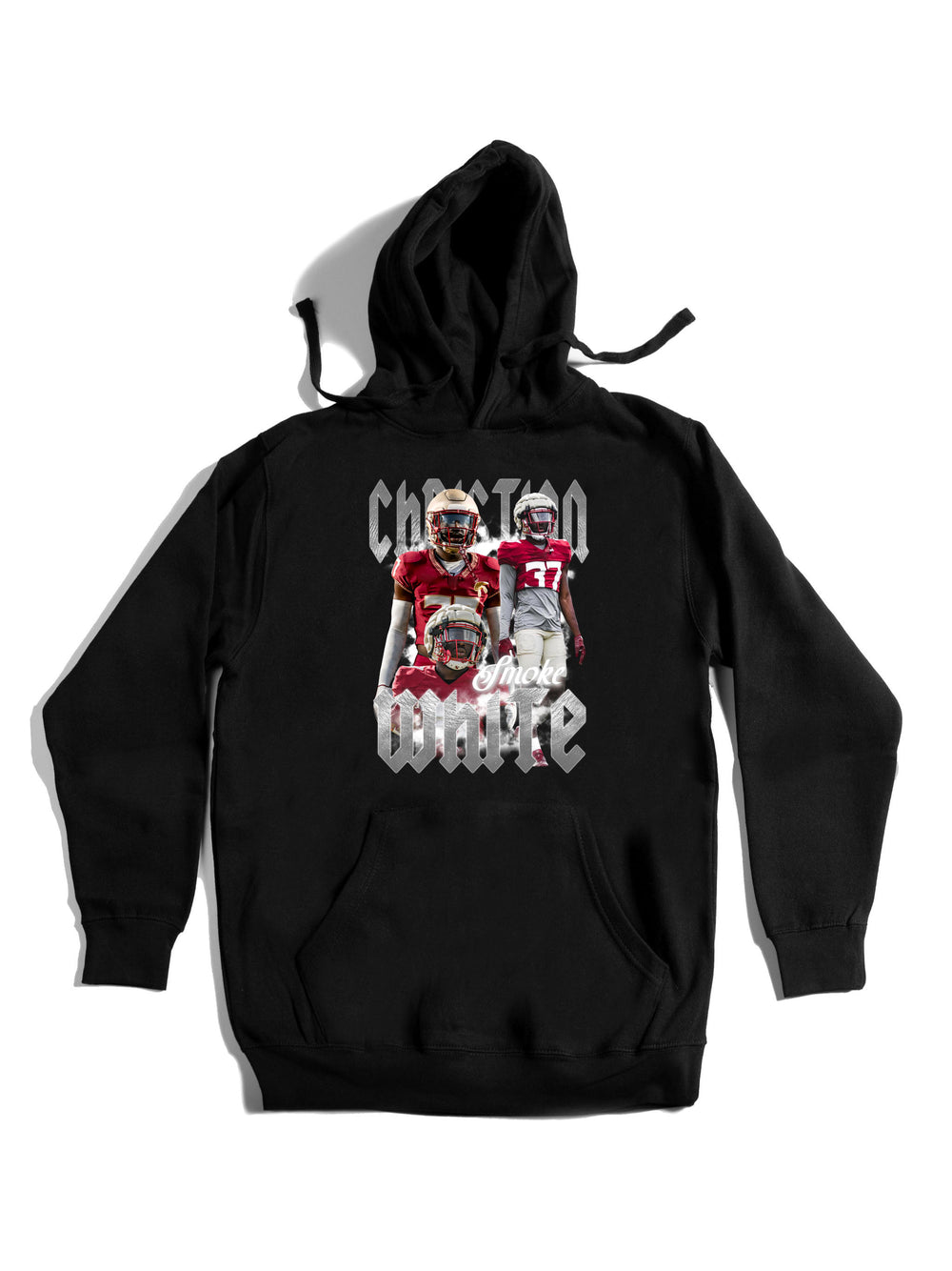 Christian White Collage  Hoodie