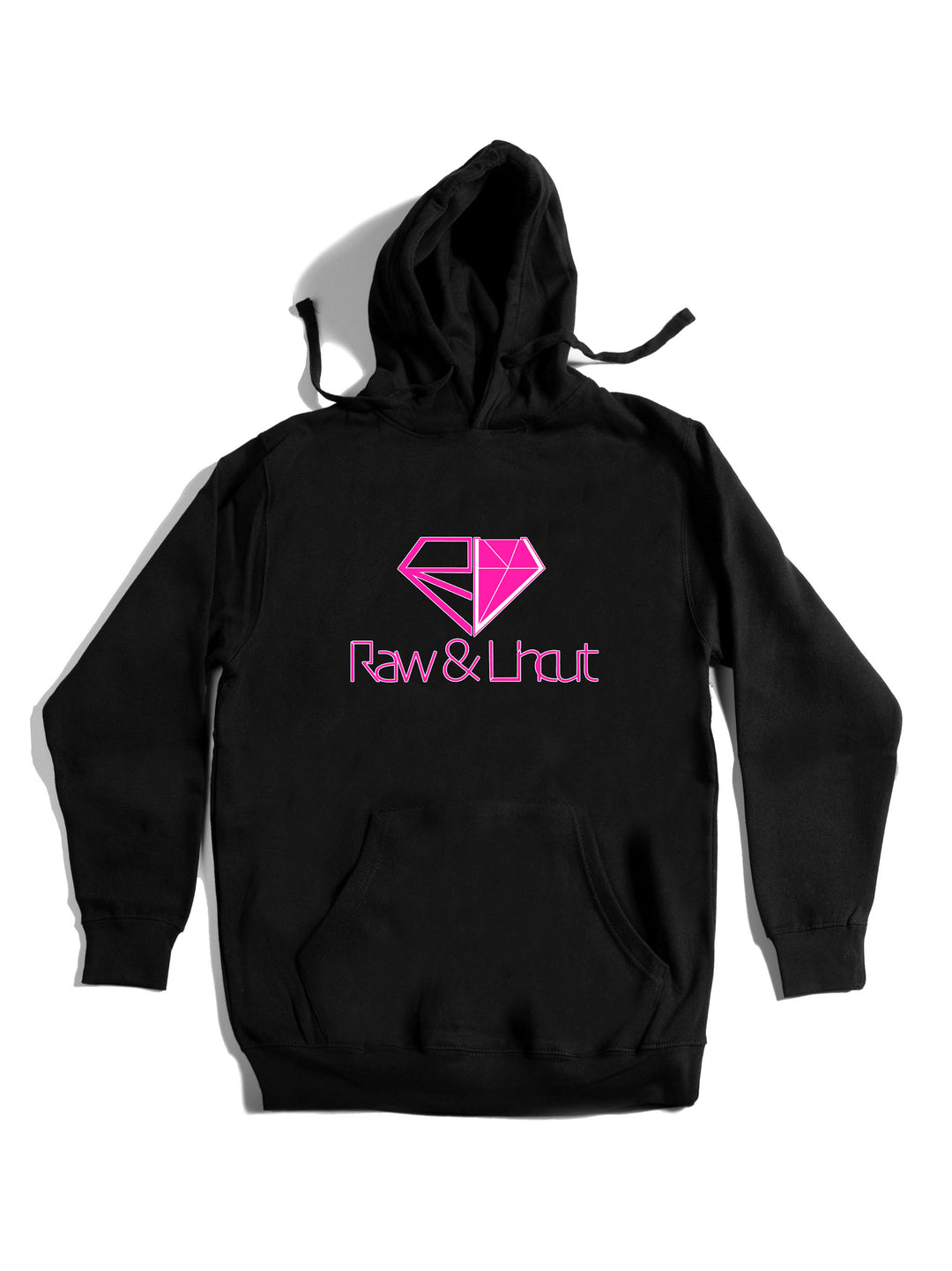 Raw and Uncut Pink Hoodie