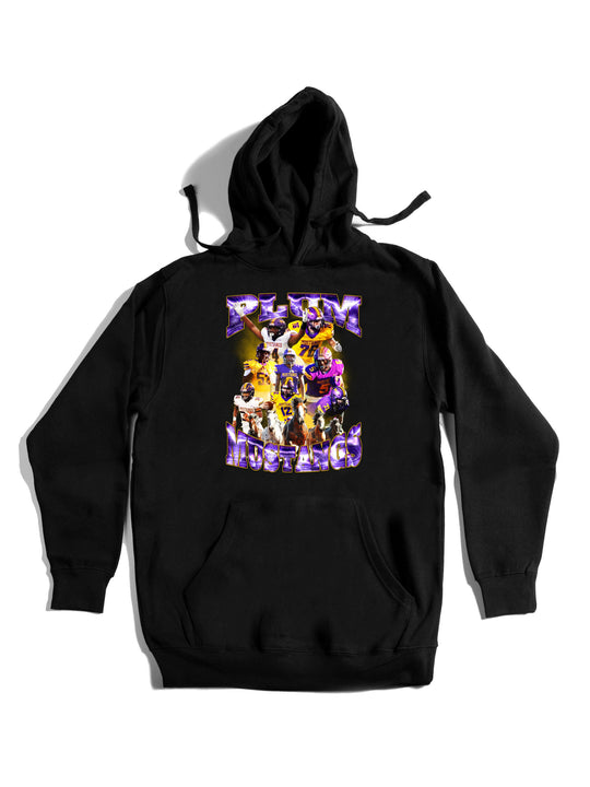 Plum Mustangs Hoodie