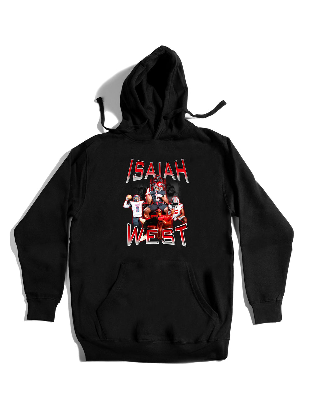 Isaiah West Collage Hoodie