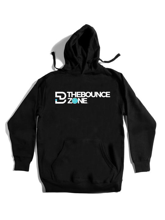Bounce Zone White Logo Hoodie