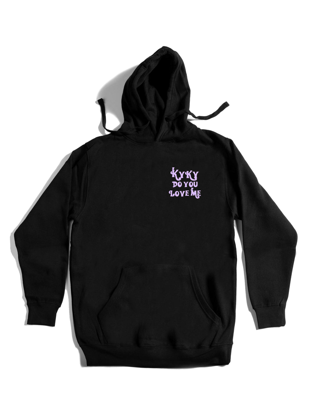 Kyky Do You Love Me Purple Pocket Hoodie