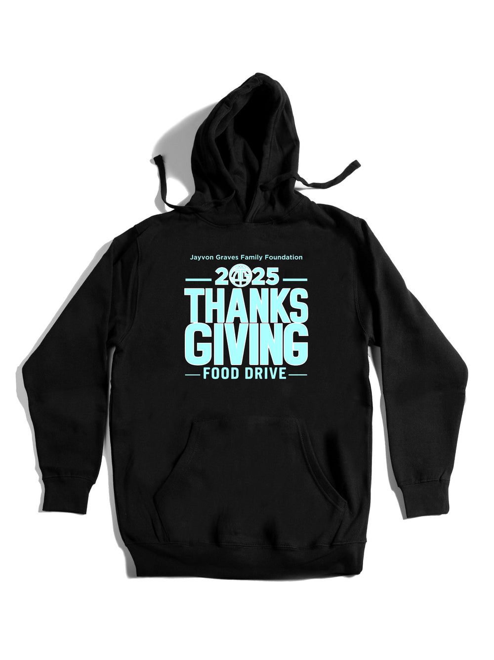 Jayvon Graves Foundation 2025 Thanks Giving Blue R Hoodie