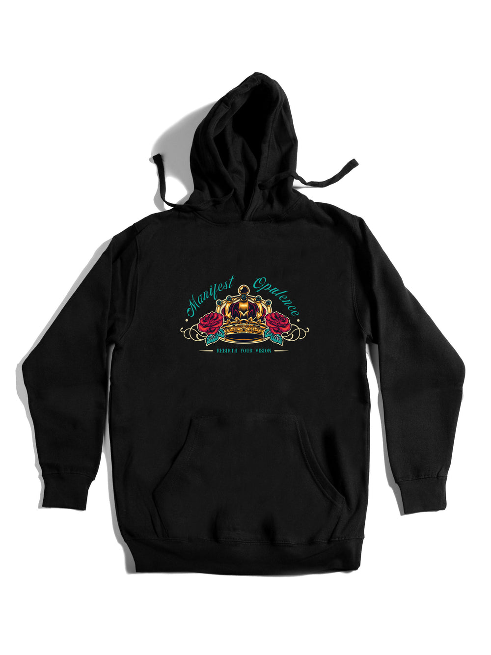 Manifest Opulence Gold Crown Hoodie