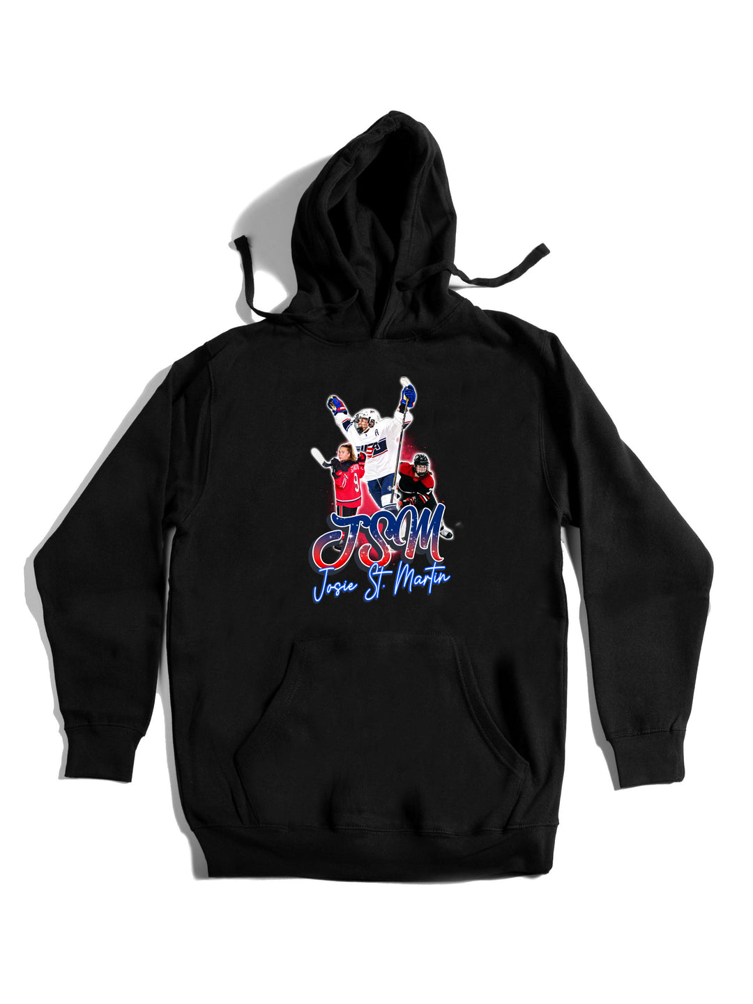 Josie St Martin Collage Hoodie