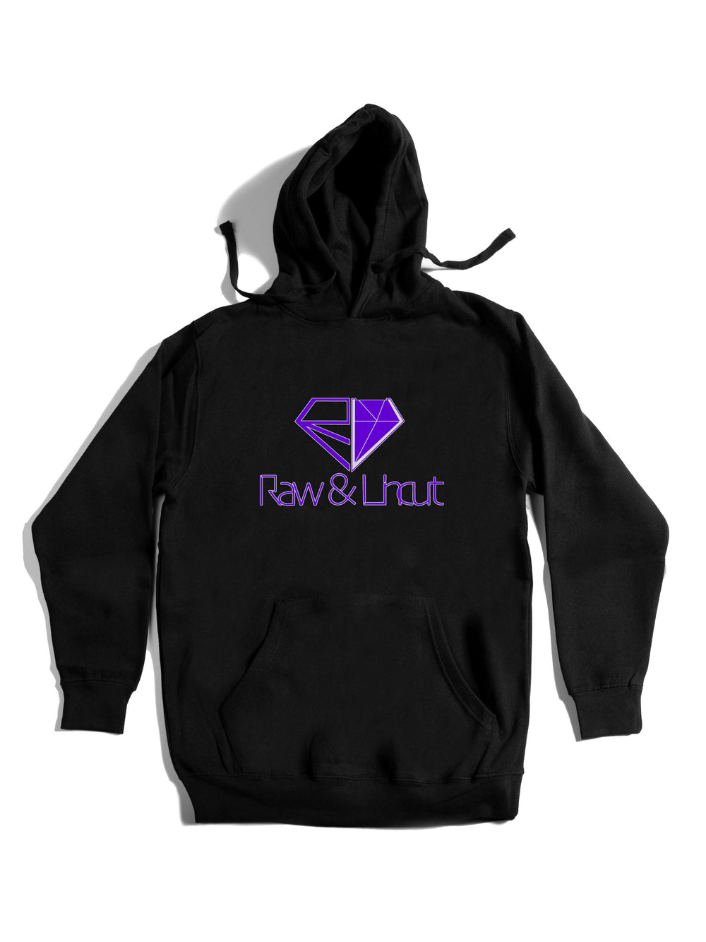 Raw and Uncut Purple Hoodie