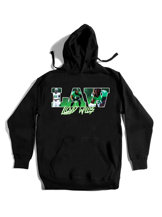 Lloyd Willis Letters Hoodie