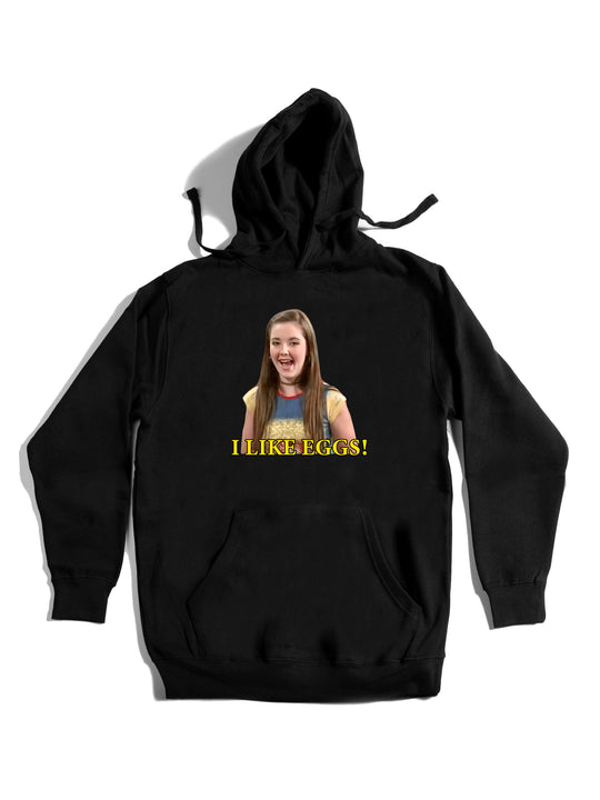 I like Eggs Logo Hoodie