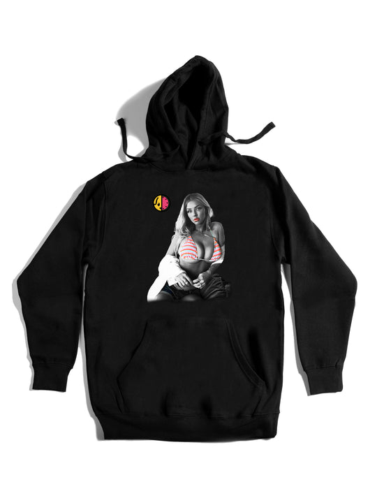 Puppy Melons Model Hoodie