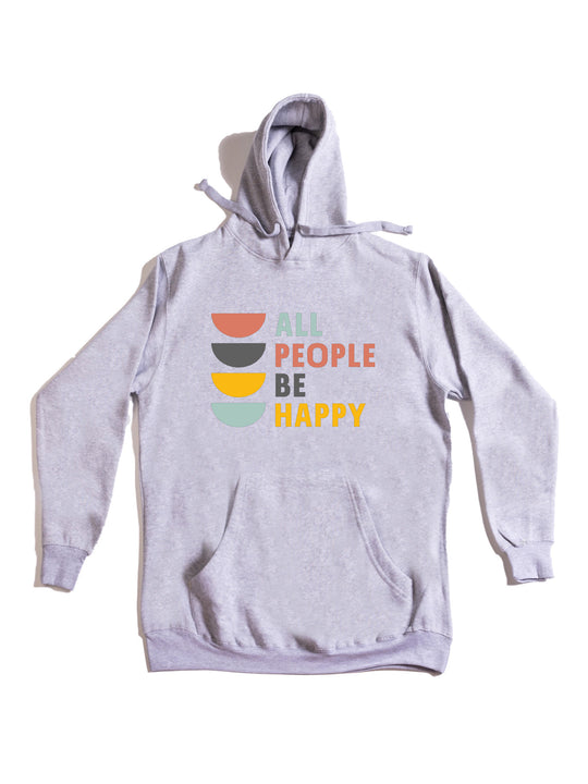 All People Be Happy Logo Hoodie