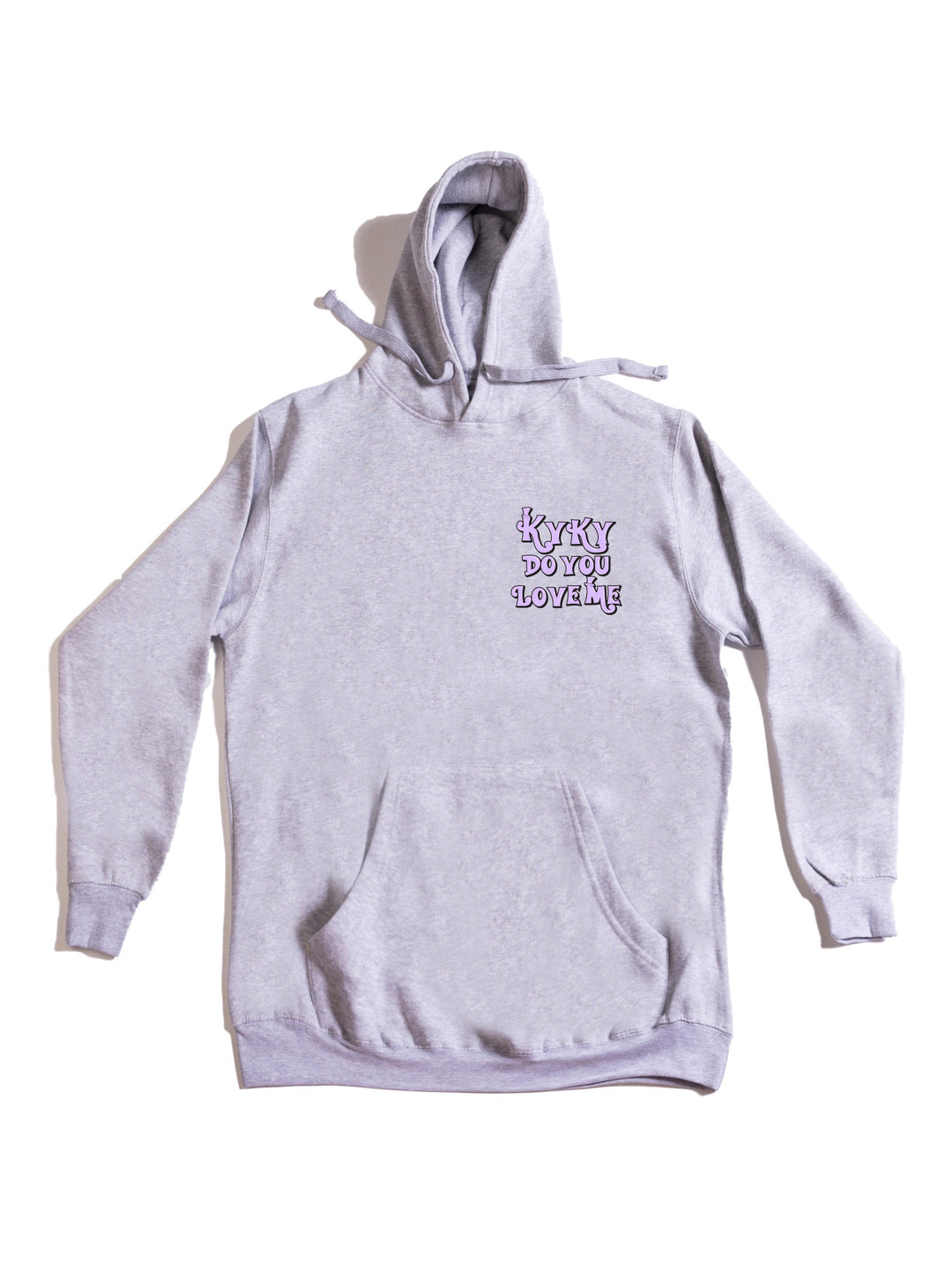 Kyky Do You Love Me Purple Pocket Hoodie