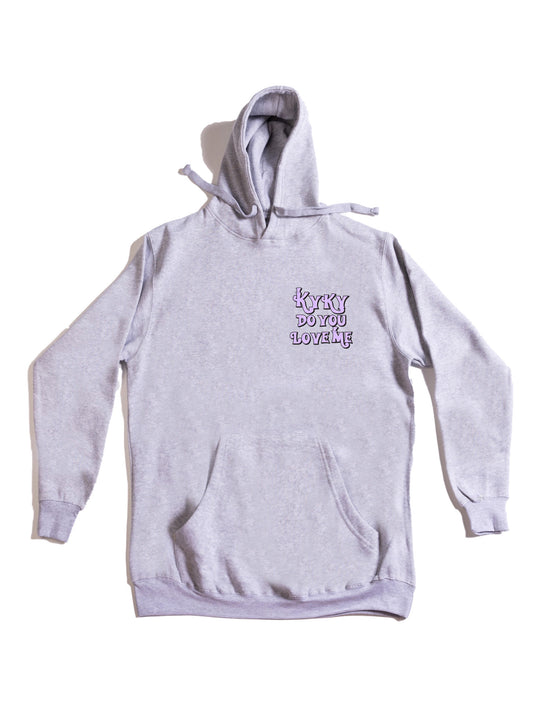 Kyky Do You Love Me Purple Pocket Hoodie