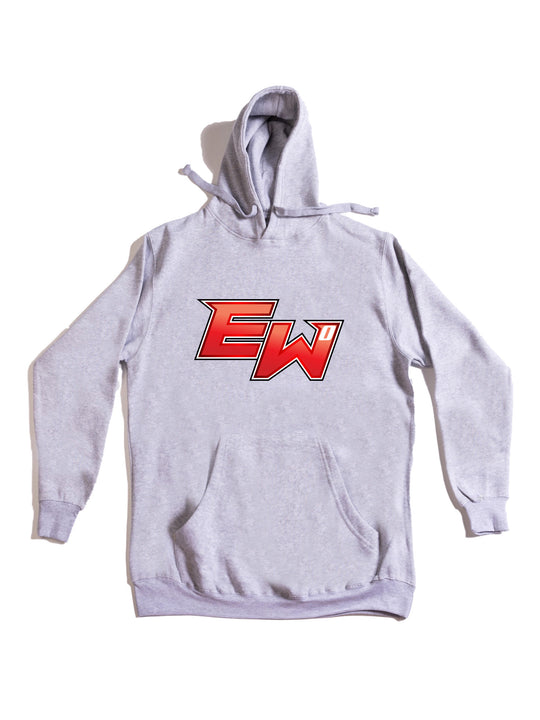 Elijah White Logo Hoodie