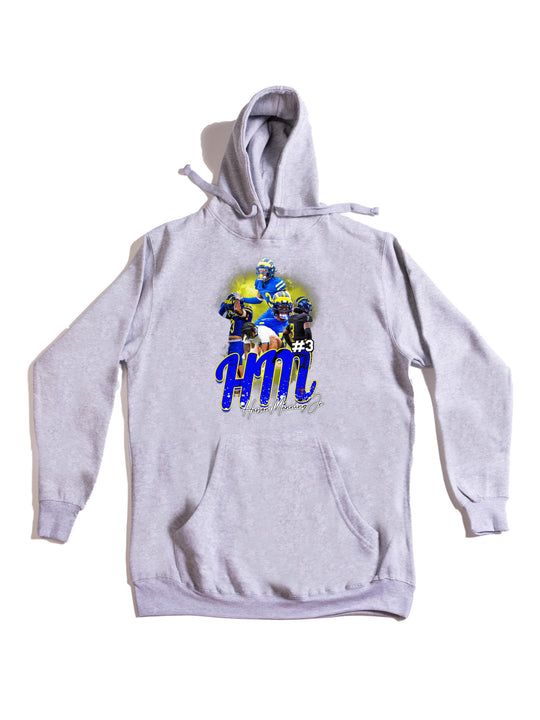 Hasson Manning Jr Initials Hoodie