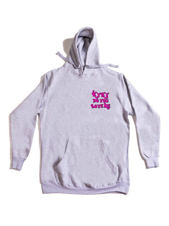 Kyky Do You Love Me Pink Pocket Hoodie