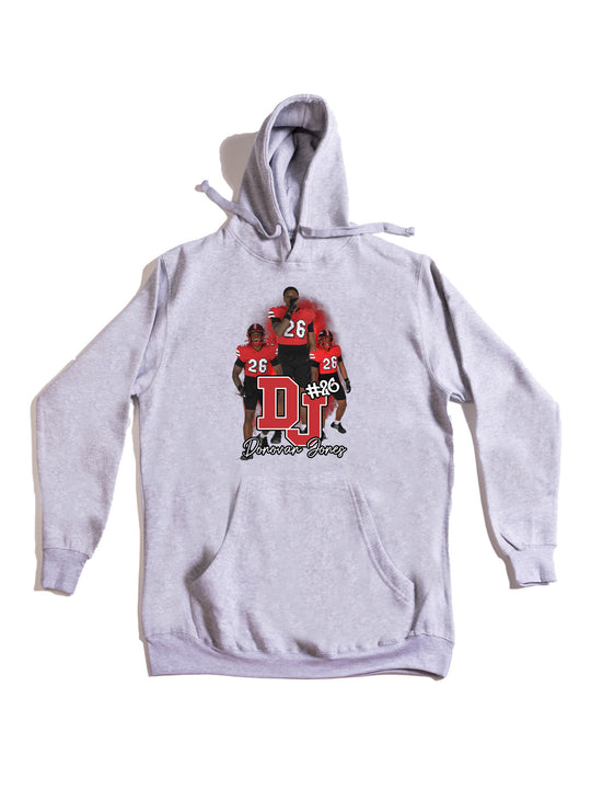 Donovan Jones Initials Hoodie