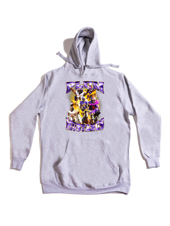Plum Mustangs Hoodie