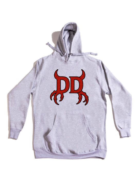 Dead Eyed Demon Red Initials Hoodie
