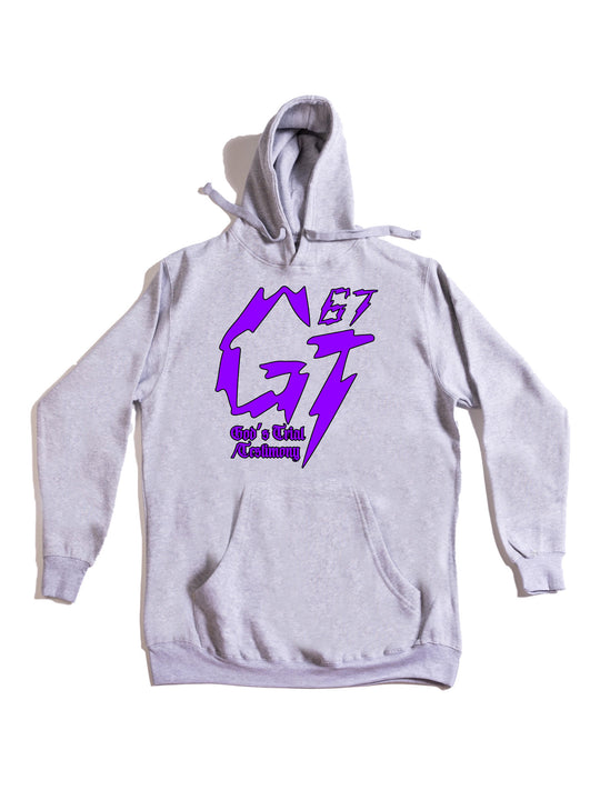 James Glover Tyson Logo Purple Hoodie