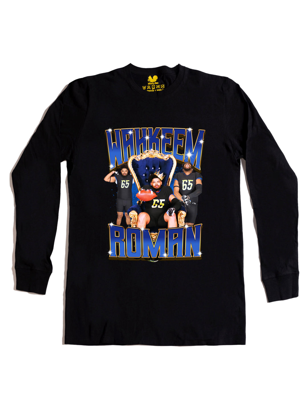 Wahkeem Roman Collage Long Sleeve