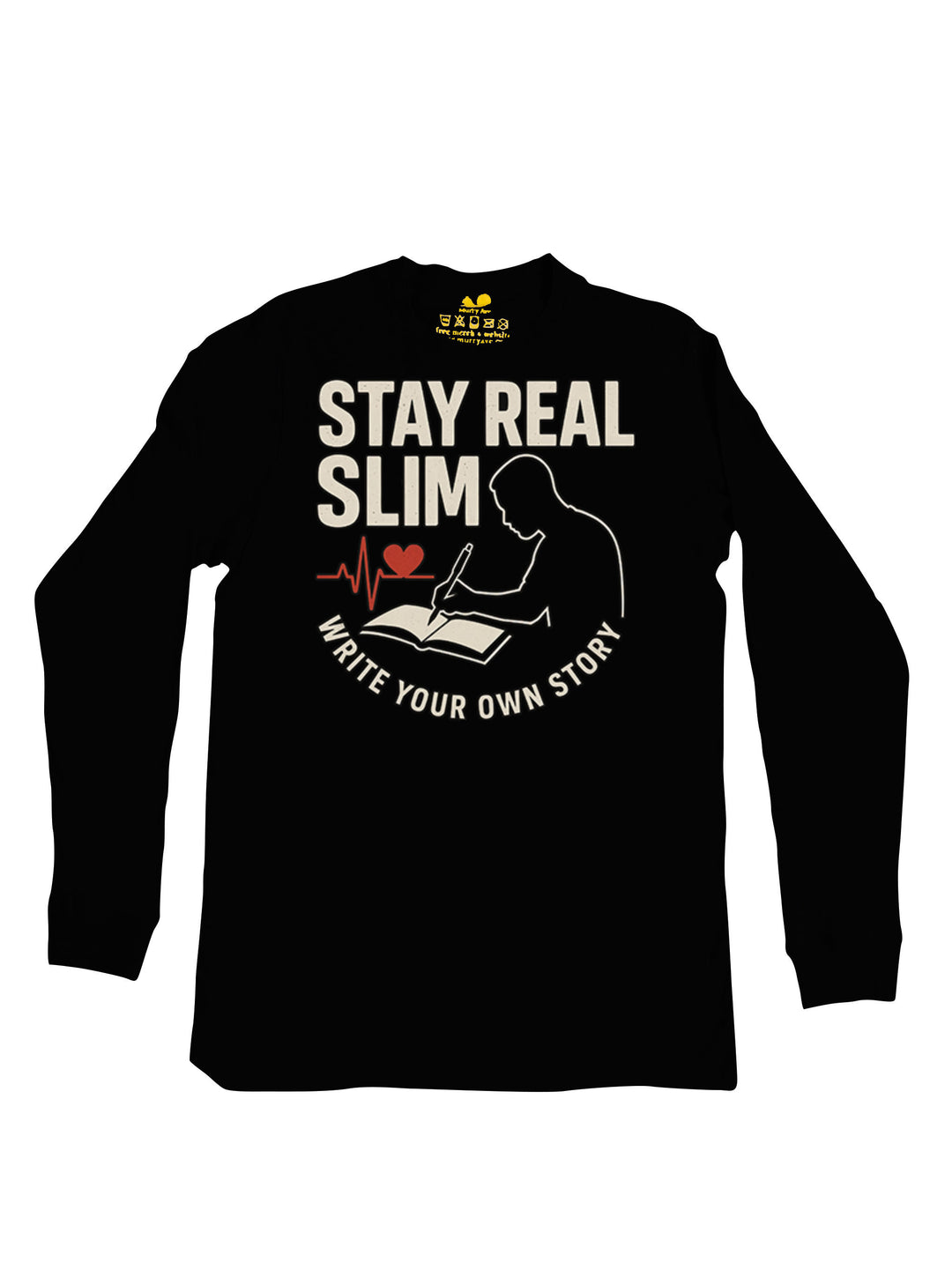 Stay Real Slim Logo Long Sleeve