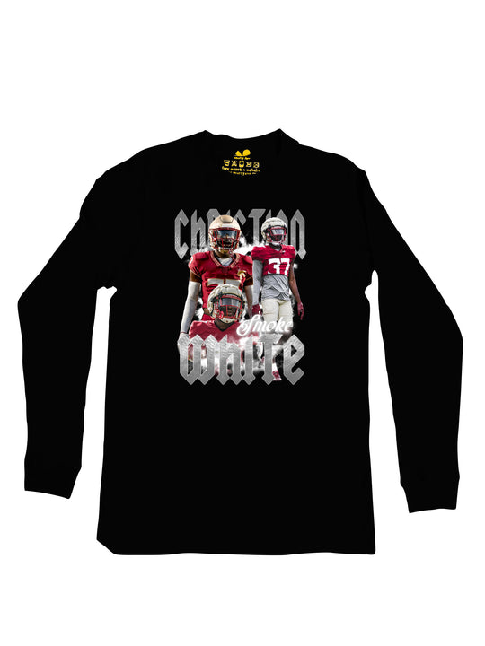 Christian White Collage  Long Sleeve