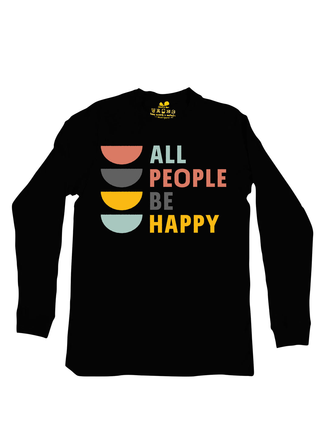 All People Be Happy Logo Long Sleeve