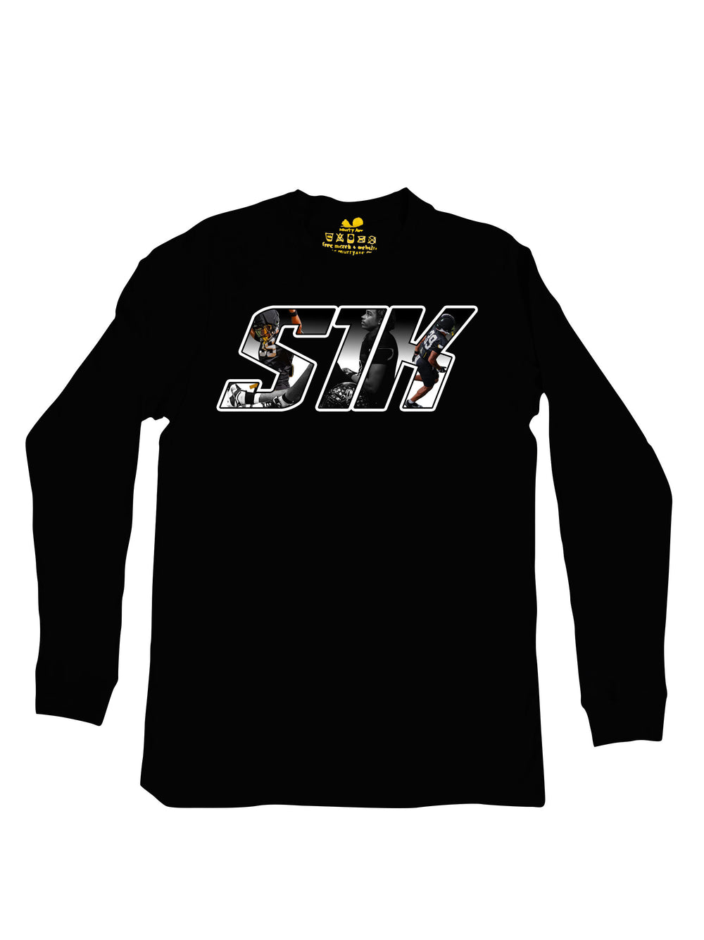 Kavin White Initials Long Sleeve