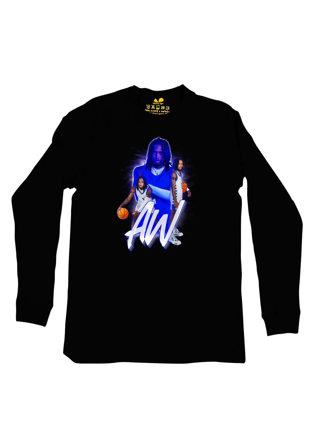 AJ White Collage Long Sleeve