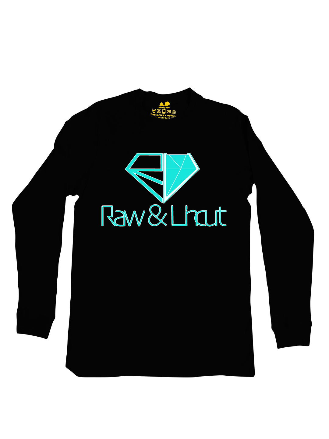 Raw and Uncut Teal Long Sleeve