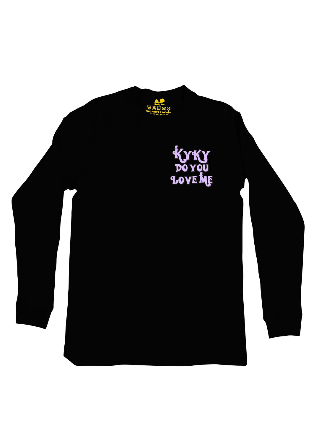 Kyky Do You Love Me Purple Pocket Long Sleeve