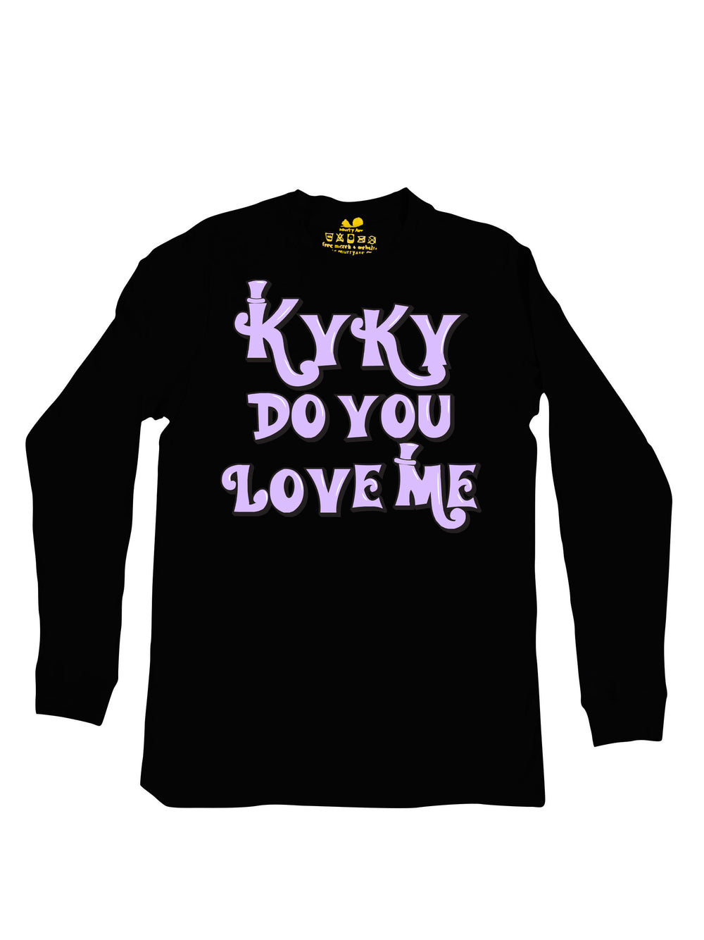 kyky do you love me purple Long Sleeve