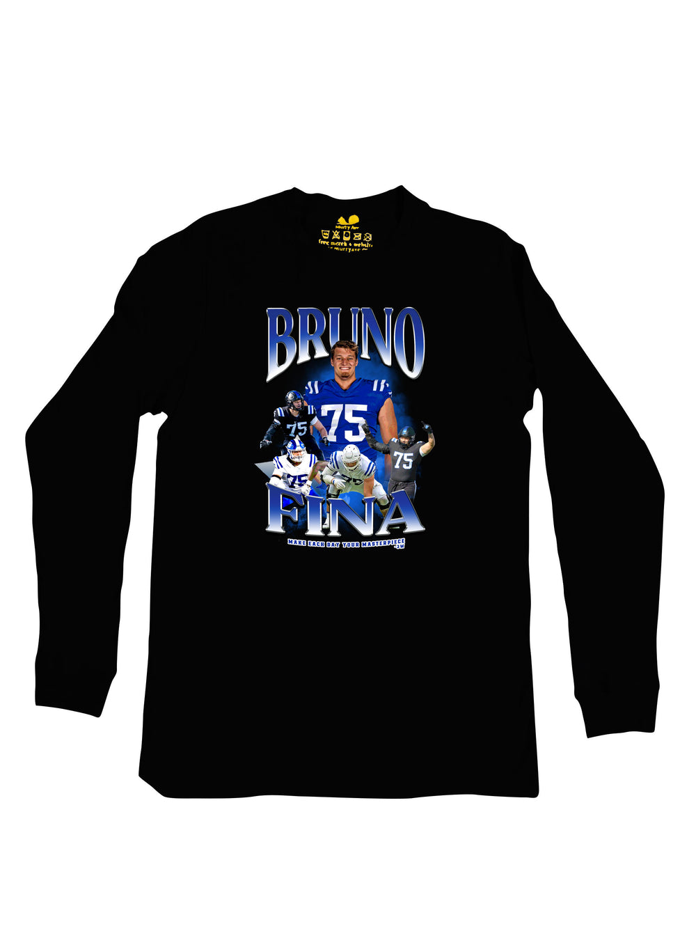 Bruno Fina Collage Long Sleeve