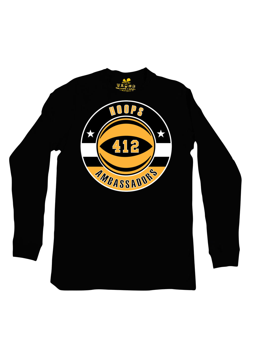Hoops Circle Logo Vector Long Sleeve