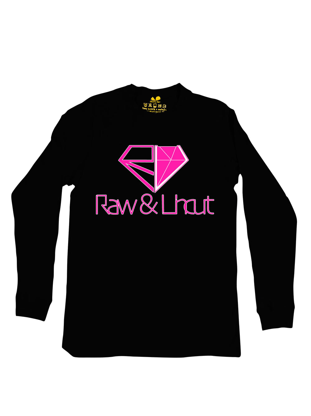 Raw and Uncut Pink Long Sleeve