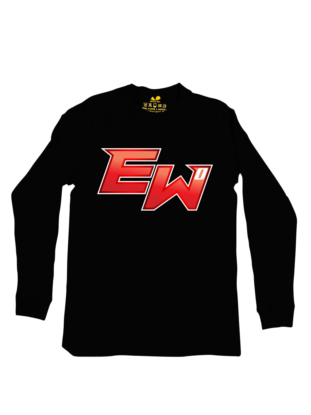 Elijah White Logo Long Sleeve
