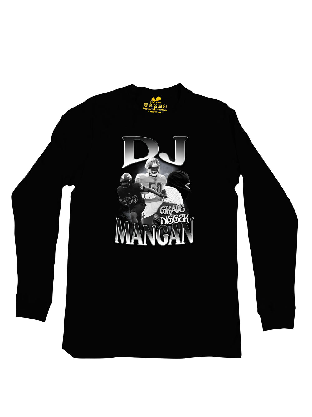 DJ Mangan Initials Long Sleeve