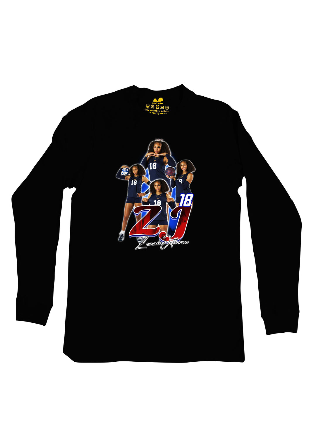 Zenai Jethroe Initials Long Sleeve
