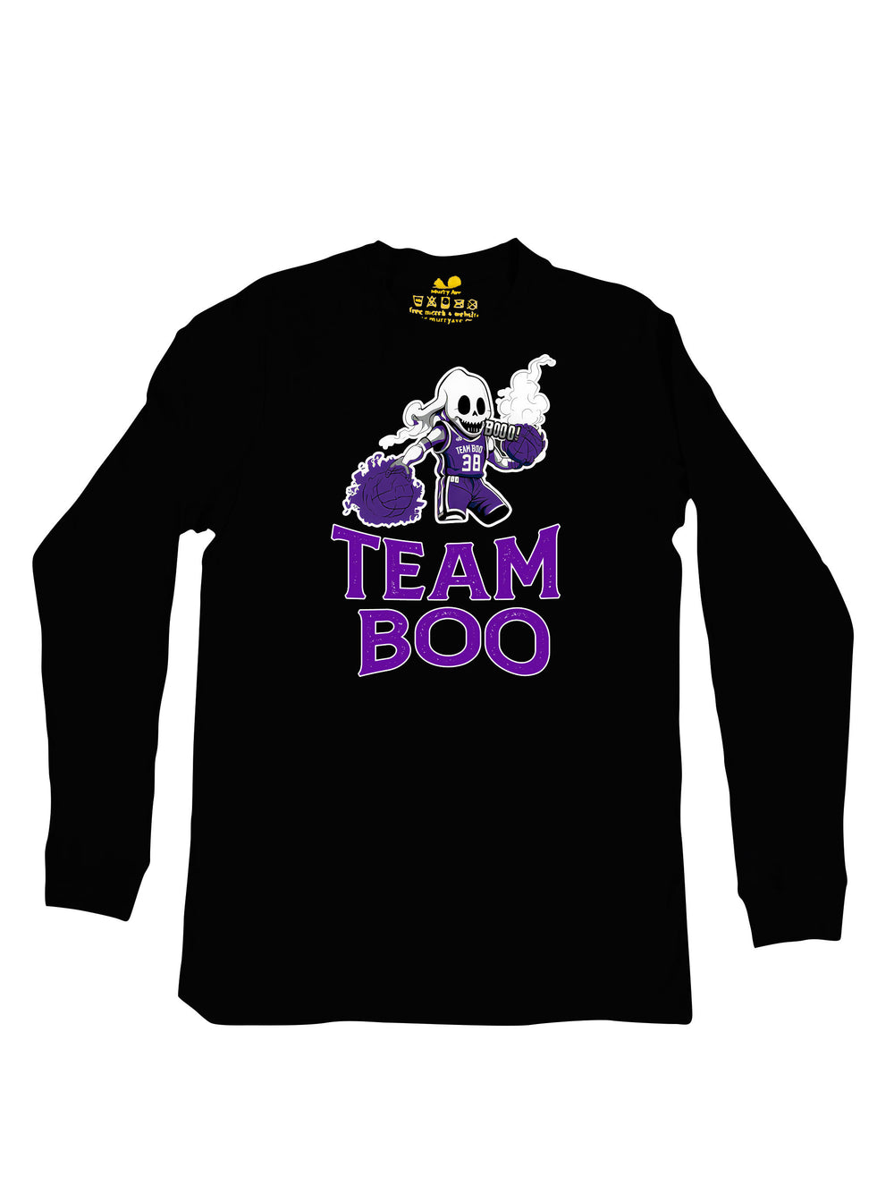 Team Boo Ghost Player Logo Long Sleeve