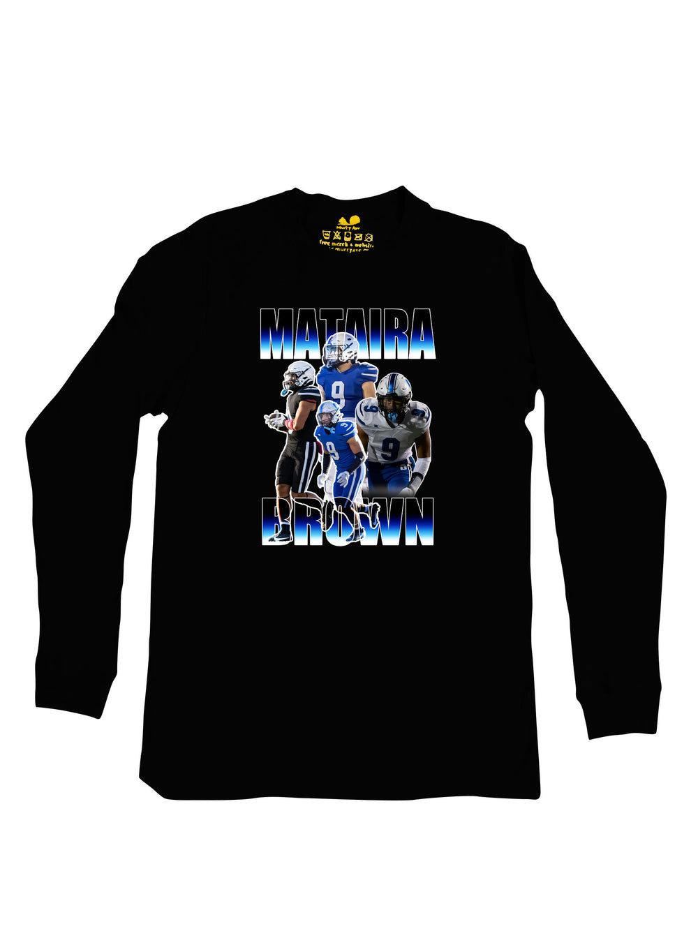 Mataira Brown Collage Long Sleeve