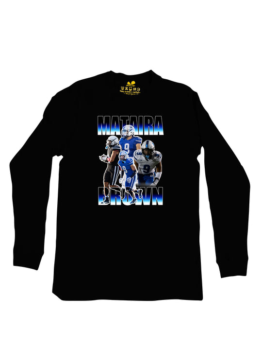 Mataira Brown Collage Long Sleeve